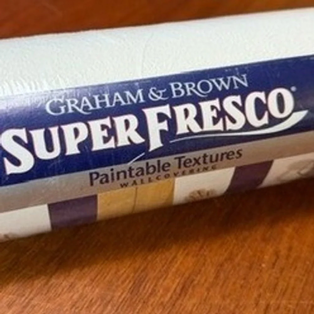 NEW Graham & Brown SuperFresco Paintable Textures Prepasted Wallcovering 11 yds